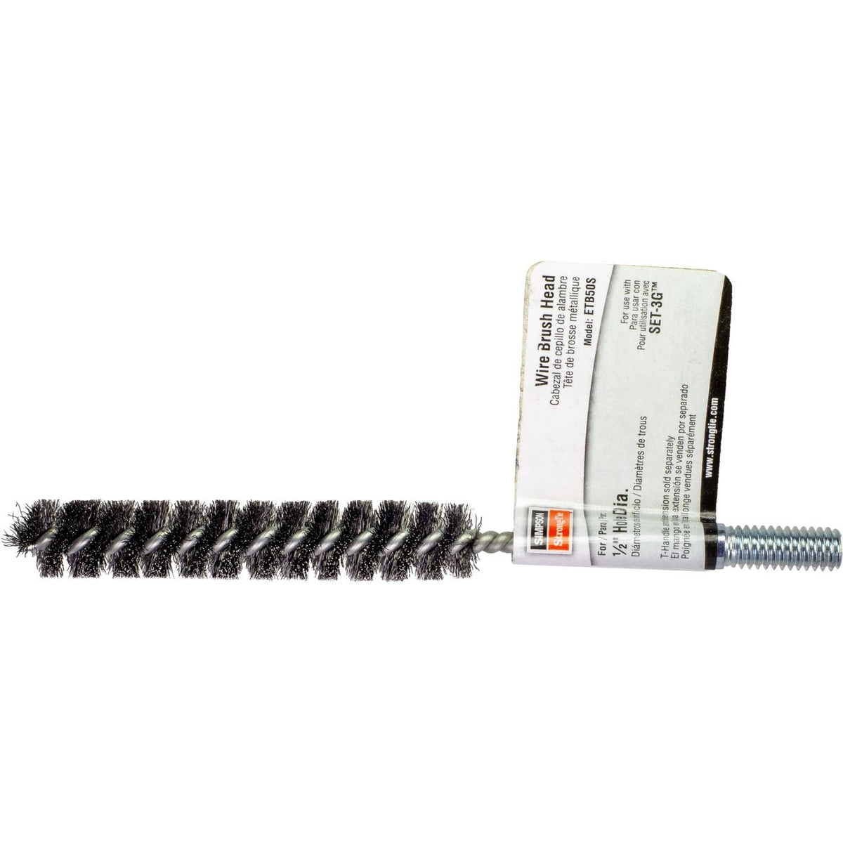 Simpson Strong-Tie ETB50S ETBS 1/2-in. Wire Hole-Cleaning Brush Head