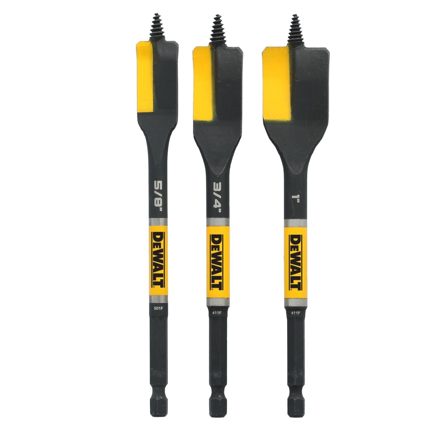 DeWALT DWAWDNS3PC ELITE SERIES Nail Cutting Spade 3-Piece Bit Set