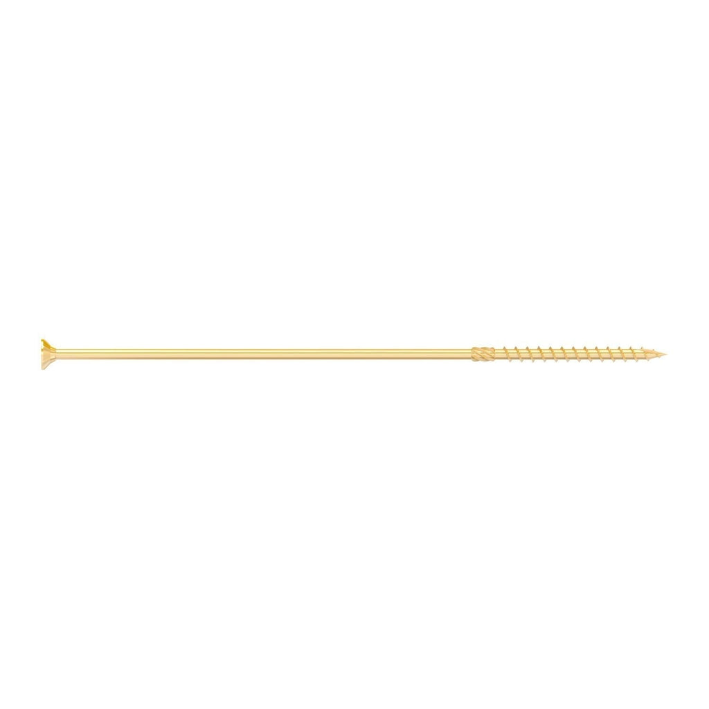 Simpson Strong-Tie SDCP221134 Strong-Drive SDCP TIMBER-CP Screw, 0.315-in. x 11-3/4-in. T40, Yellow Zinc, 250-Pack