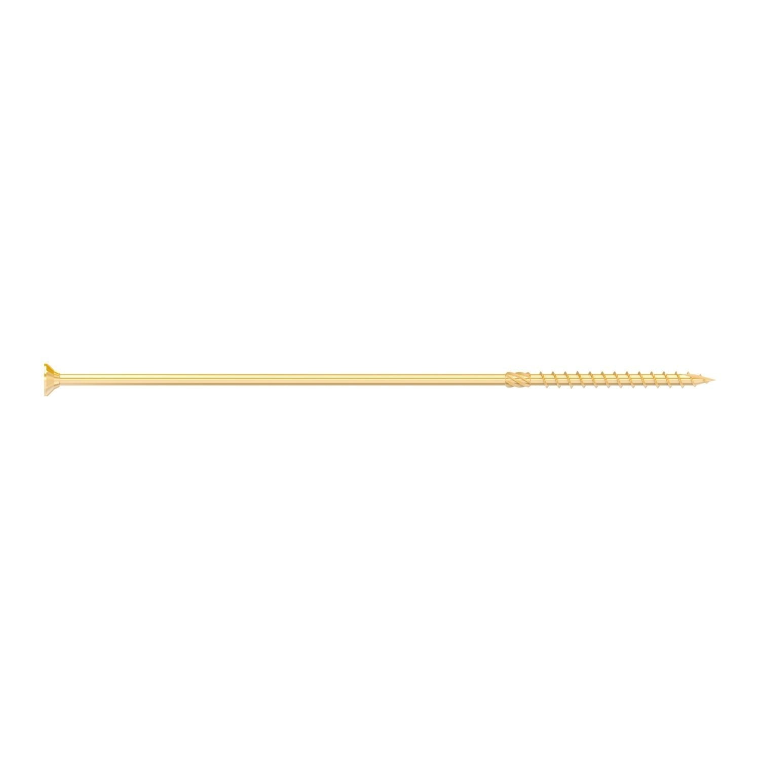 Simpson Strong-Tie SDCP221134 Strong-Drive SDCP TIMBER-CP Screw, 0.315-in. x 11-3/4-in. T40, Yellow Zinc, 250-Pack