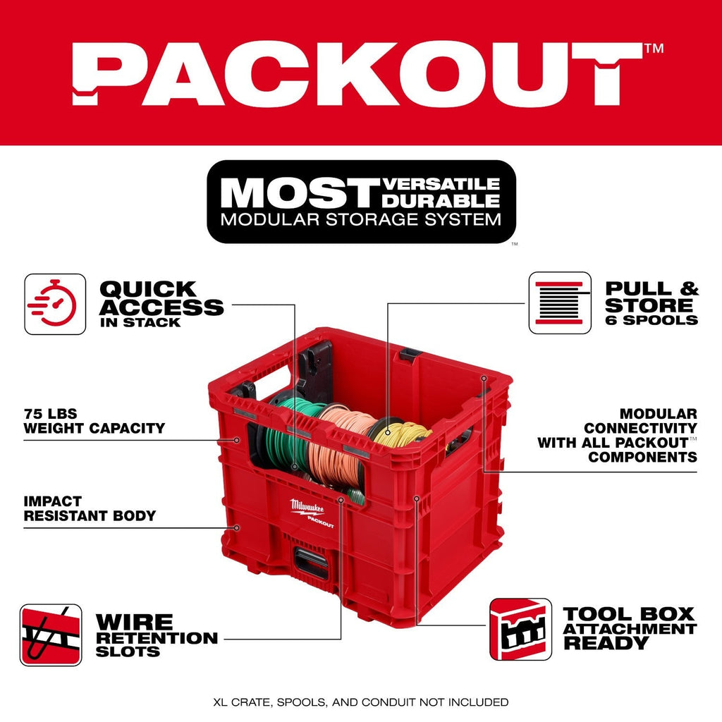 Milwaukee 48-22-8044 Wire Pulling Inserts for PACKOUT XL Crate