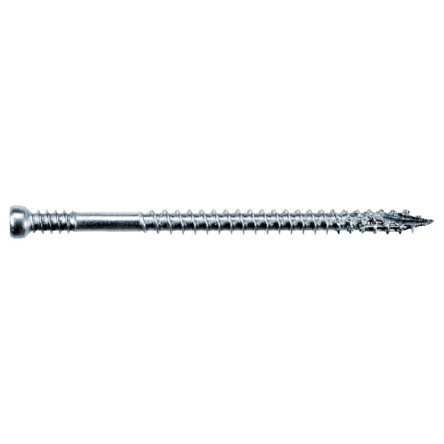 Simpson Strong-Tie FT07212T100 Finish Trim Screw, #7 x 2-1/2-in. T10, Trim-Head, Type 316, 100-Pack