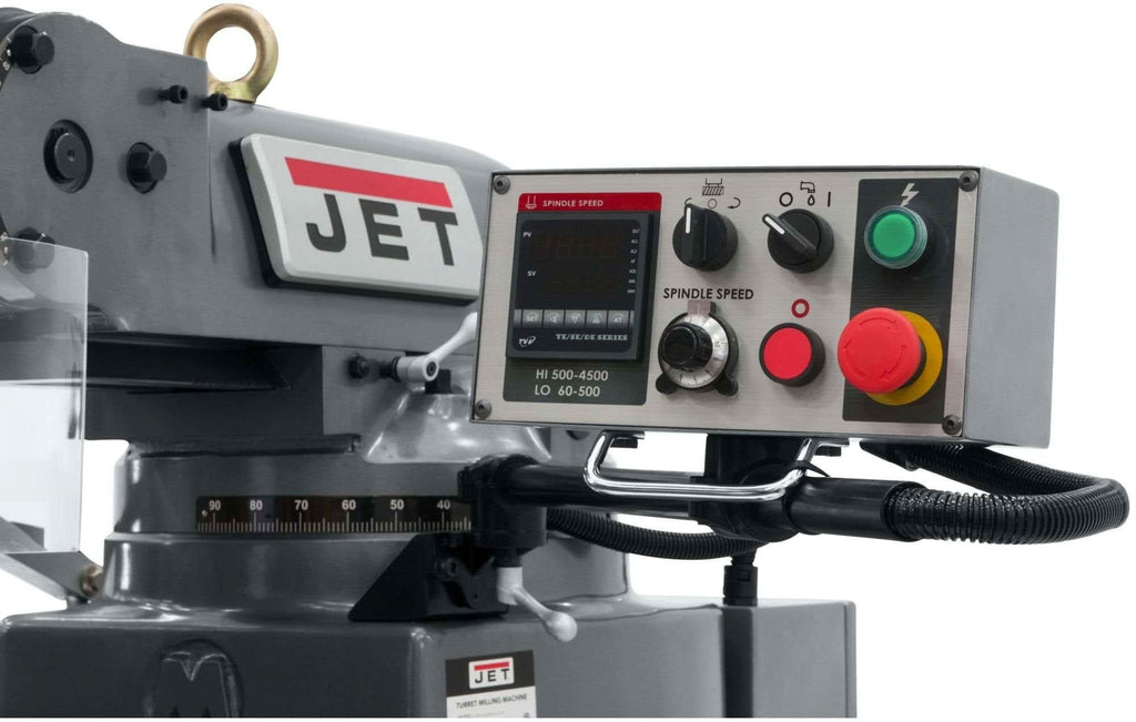 Jet Tools 690530 JTM-949EVS Mill With 3-Axis Acu-Rite 200S DRO (Quill) With X-Axis Powerfeed