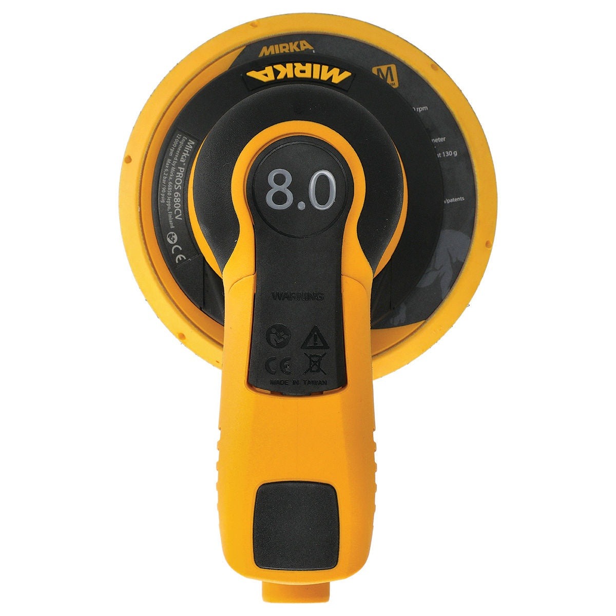 Mirka PROS 6-in. Pneumatic Random Orbital Sander with 8mm Orbit and Central Vacuum (MRP-680CV)