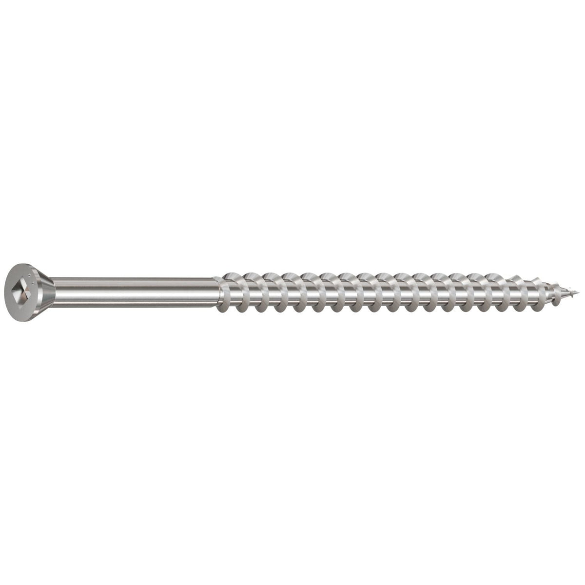 Simpson Strong-Tie S07C300PAK Trim-Head Screw, Square Drive, #7 x 3-in. #1 SQ, Type 305, 350-Pack