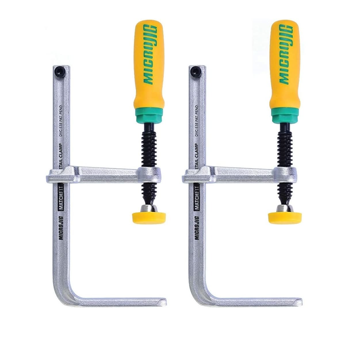 Micro Jig DVC-538K2 MATCHFIT Dovetail Clamp (2-Pack)