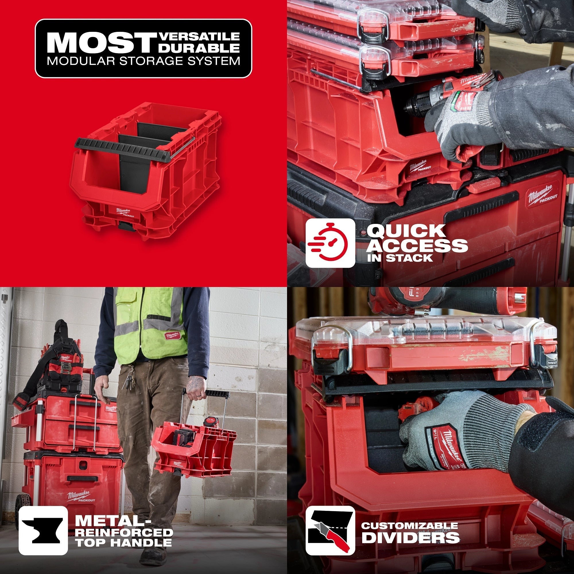 Milwaukee 48-22-8437 PACKOUT Compact Crate