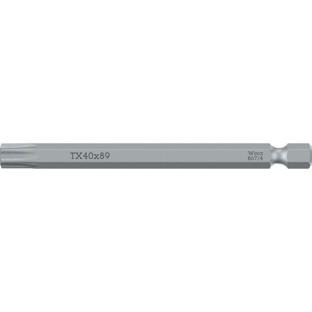 Wera 867/4 Z Torx Bit, Torx 25x89-mm.