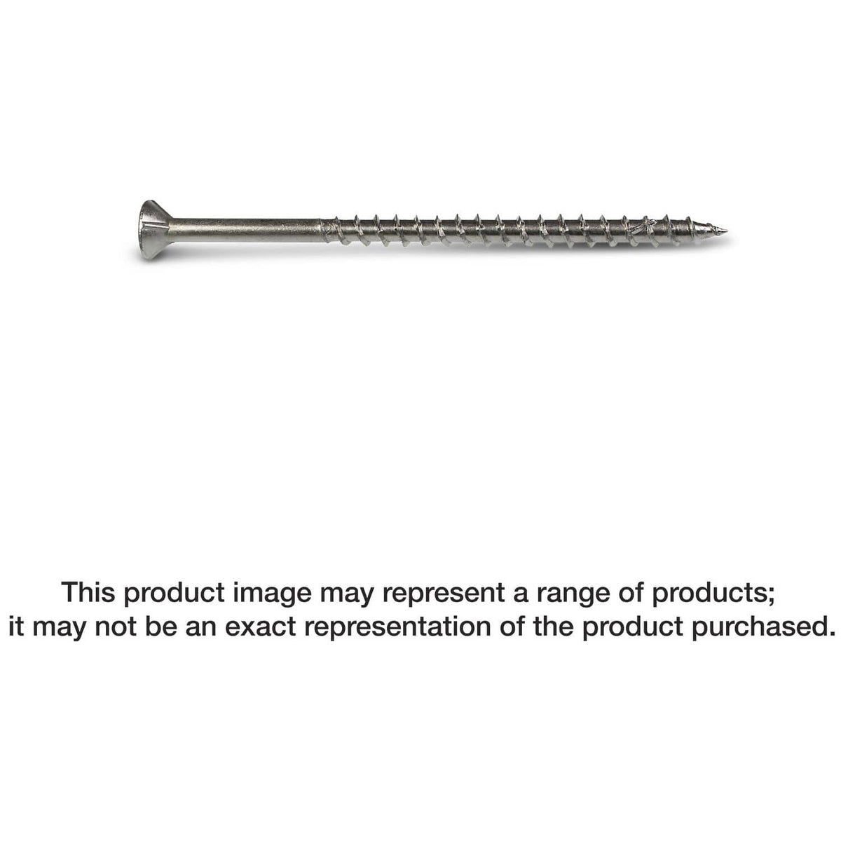 Simpson Strong-Tie T12250WP1 Strong-Drive DWP WOOD SS Screw, #12 x 2-1/2-in. T-27, Flat Head, Type 316, 1-lb.
