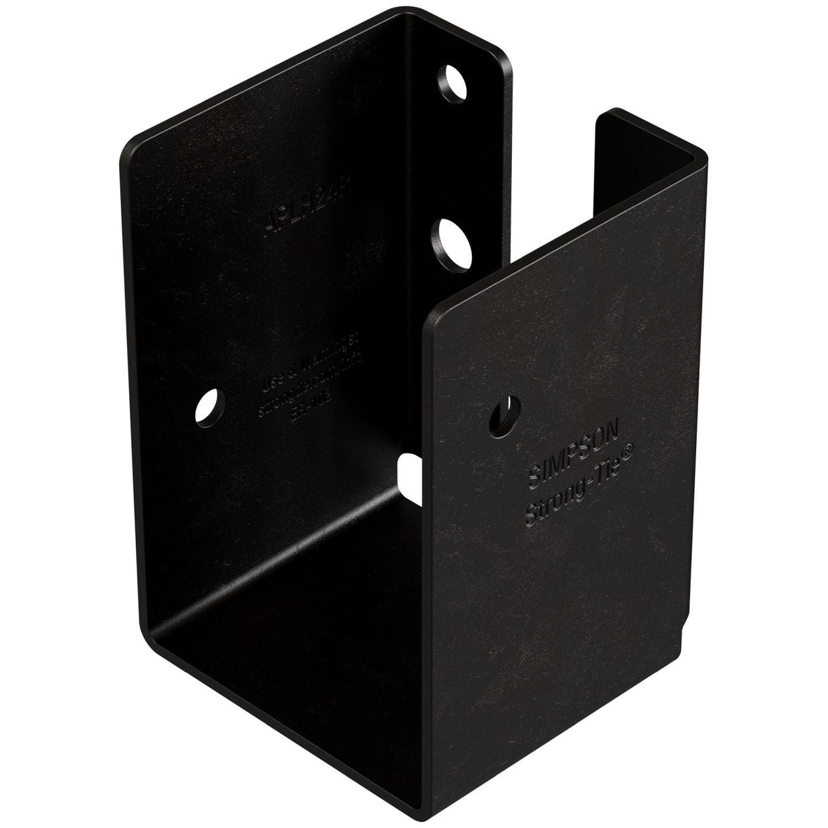 Simpson Strong-Tie APLH24R Outdoor Accents APLH ZMAX, Black Light Joist Hanger for 2x4 Rough