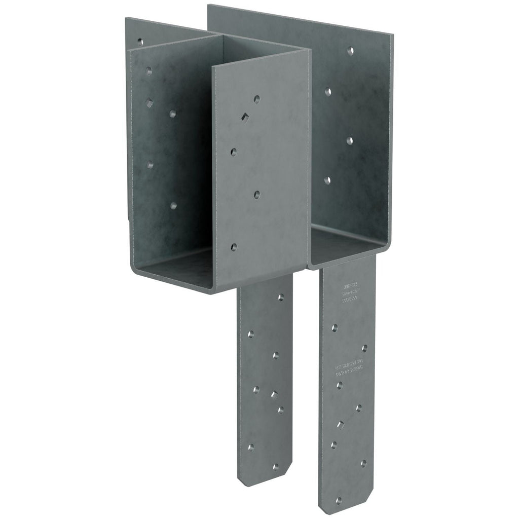 Simpson Strong-Tie ECCLRQ444SDS ECCLRQ L-Shape End Column Cap for 4x Beams, 4x Post w/ SDS Screws, Skewed Right