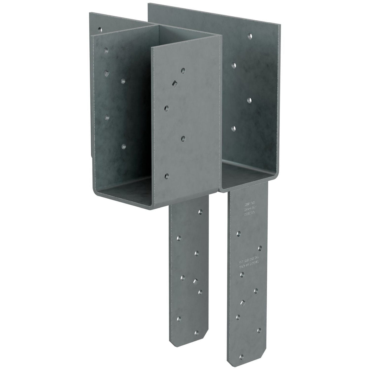 Simpson Strong-Tie ECCLRQ444SDS ECCLRQ L-Shape End Column Cap for 4x Beams, 4x Post w/ SDS Screws, Skewed Right