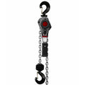 Jet 376803 JLH Series 1-1/2 Ton Lever Hoist 20-Foot Lift with Overload Protection & Shipyard Hooks