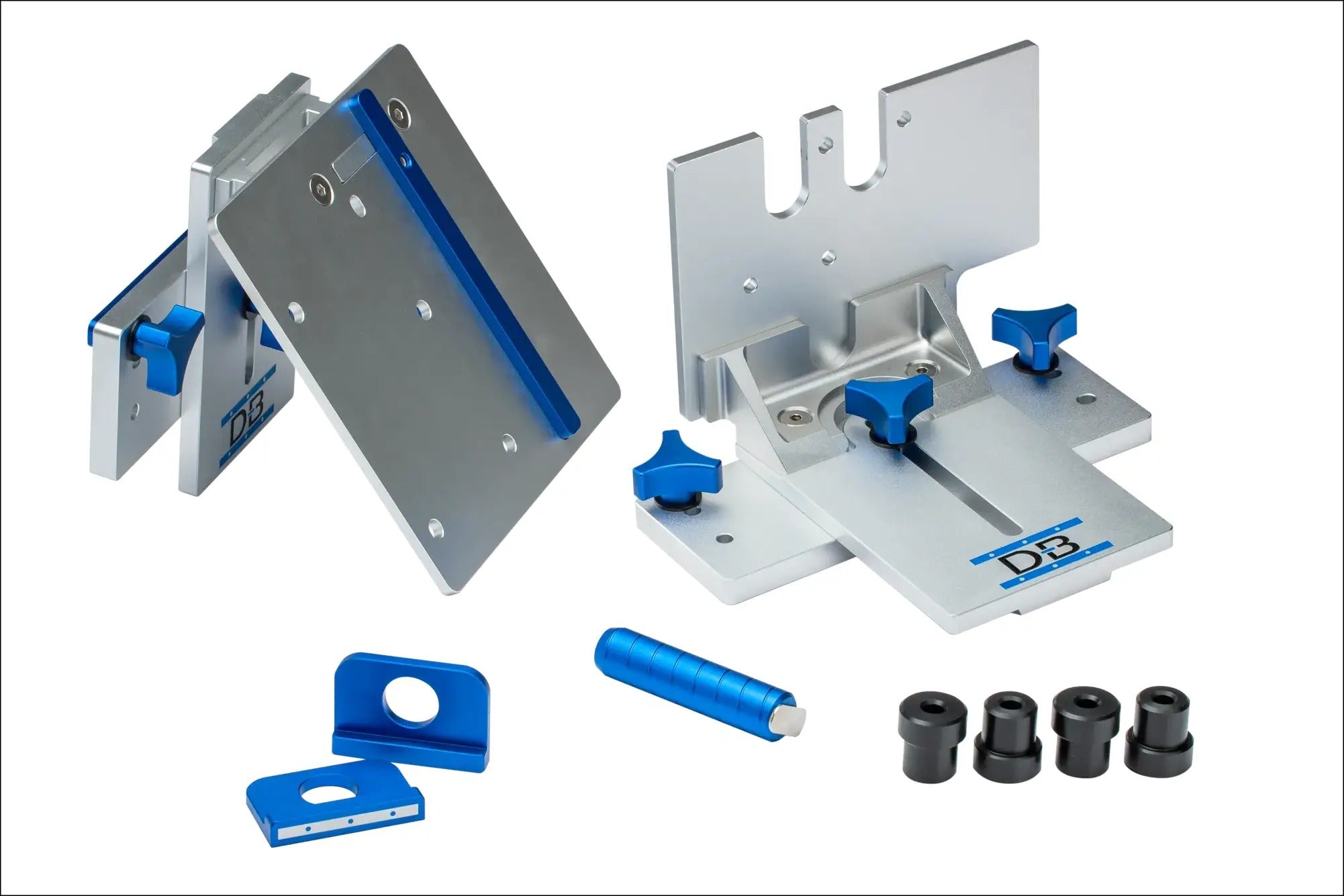 Dashboard MFT Guide Rail Bracket Set for Square Track Saw Crosscuts (GRB001)