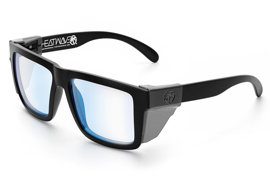 Heat Wave XL VISE Z87 Black Frame Blue Light Blocking Sunglasses