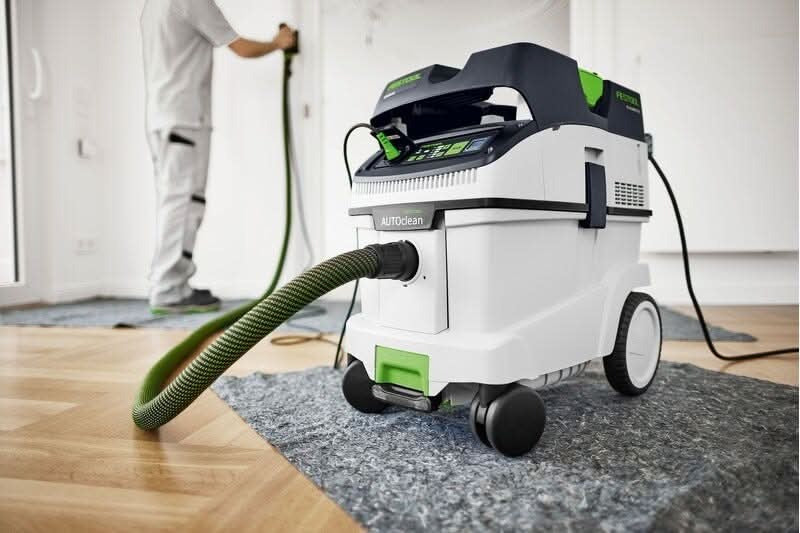 Festool PLANEX EASY LHS-E 225 EQ Drywall Sander + CT 36 AutoClean Dust Extractor Starter Set