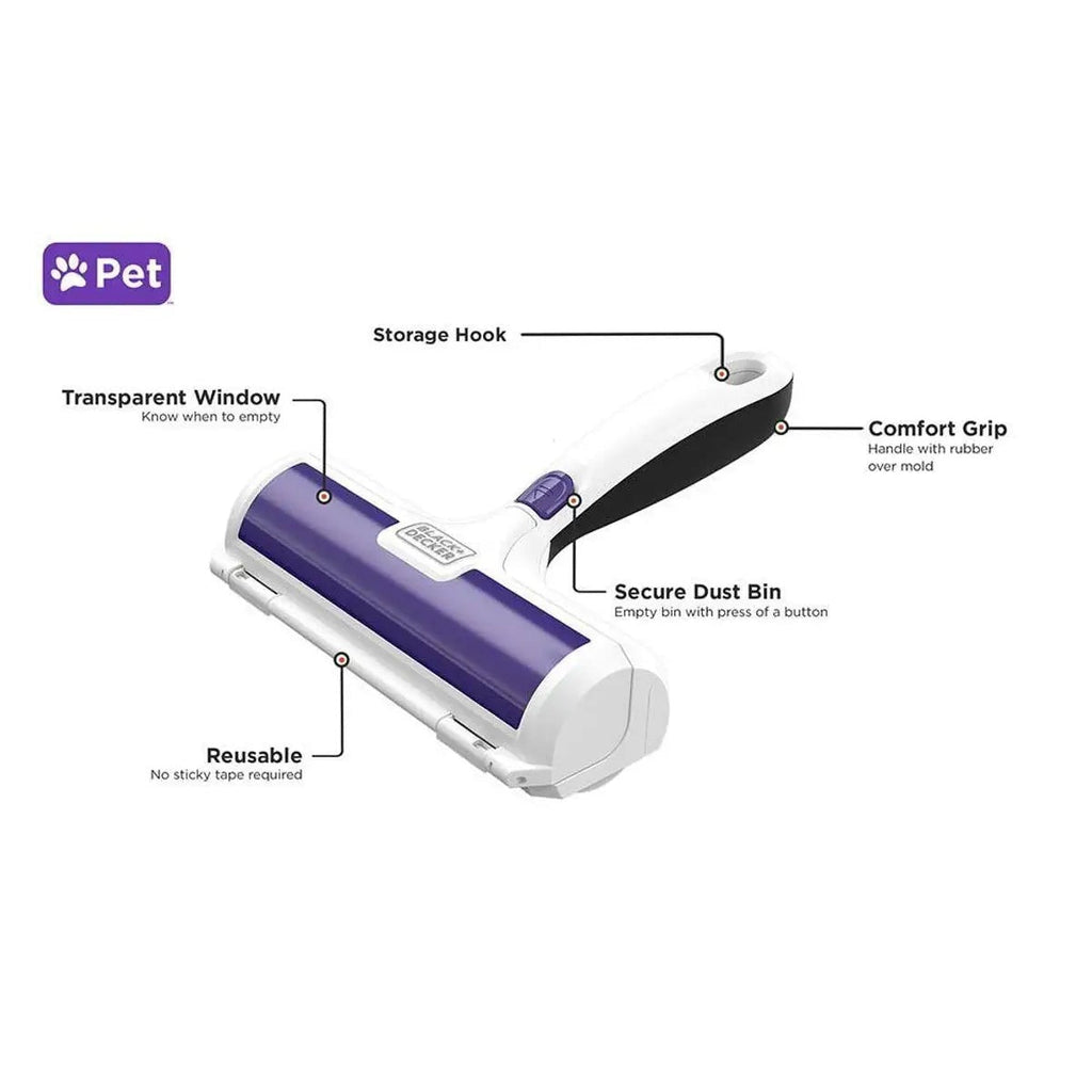 Black + Decker Reusable Pet Hair Remover (HMSCT0001)