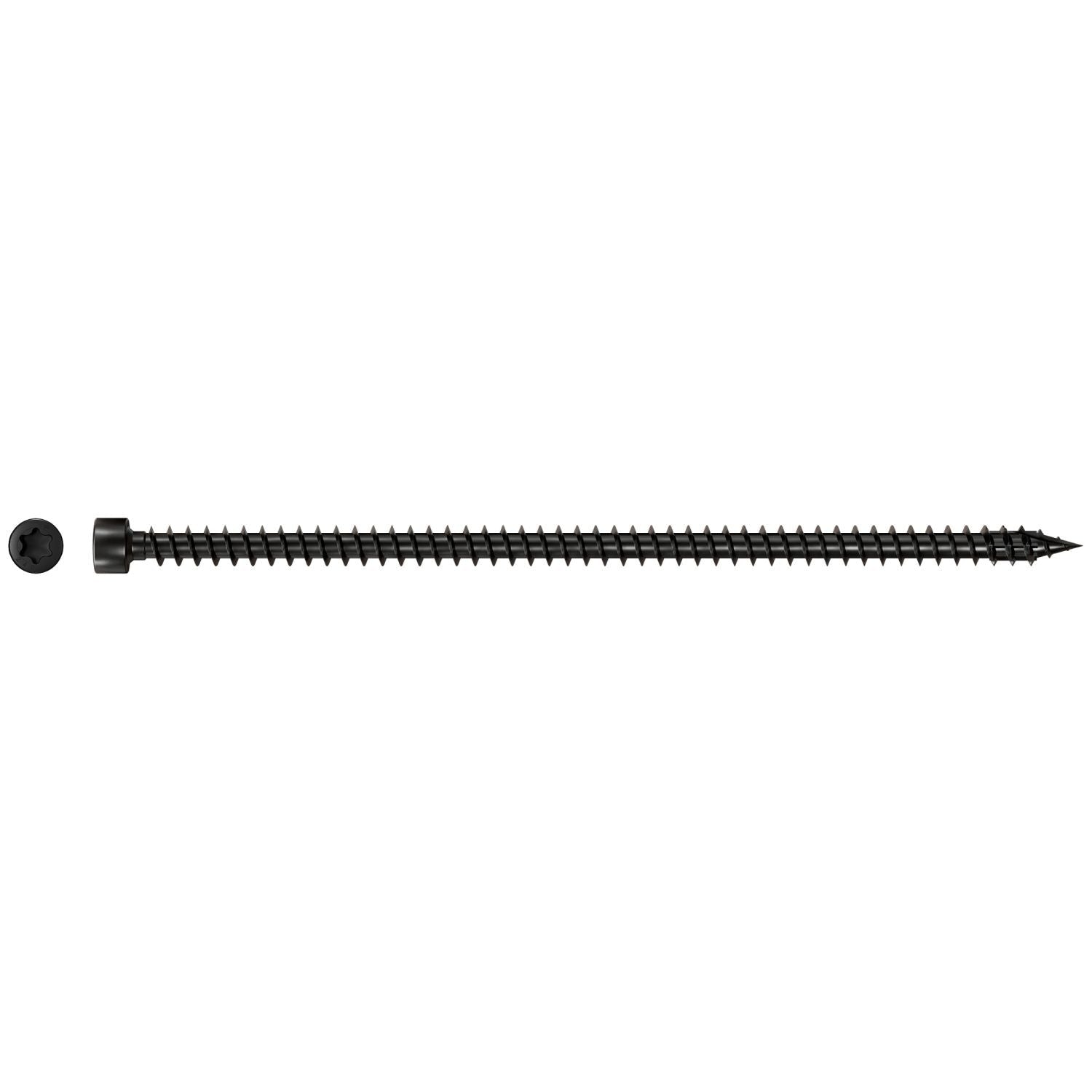 Simpson Strong-Tie SDCFC10X240-R25 Strong-Drive SDCFC TIMBER-CFC Screw, 0.390-in. x 9-1/2-in. T50, E-Coat, 25-Pack