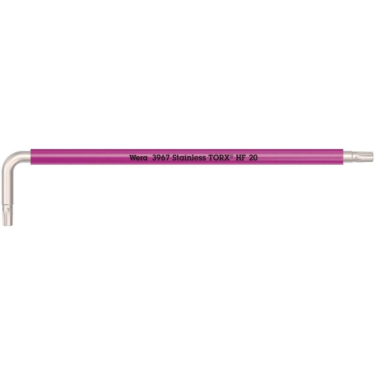 Wera 3967 Sxl Hf Torx L-Key Multicolour With Holding Function, Long, Stainless, Torx 20x137-mm.