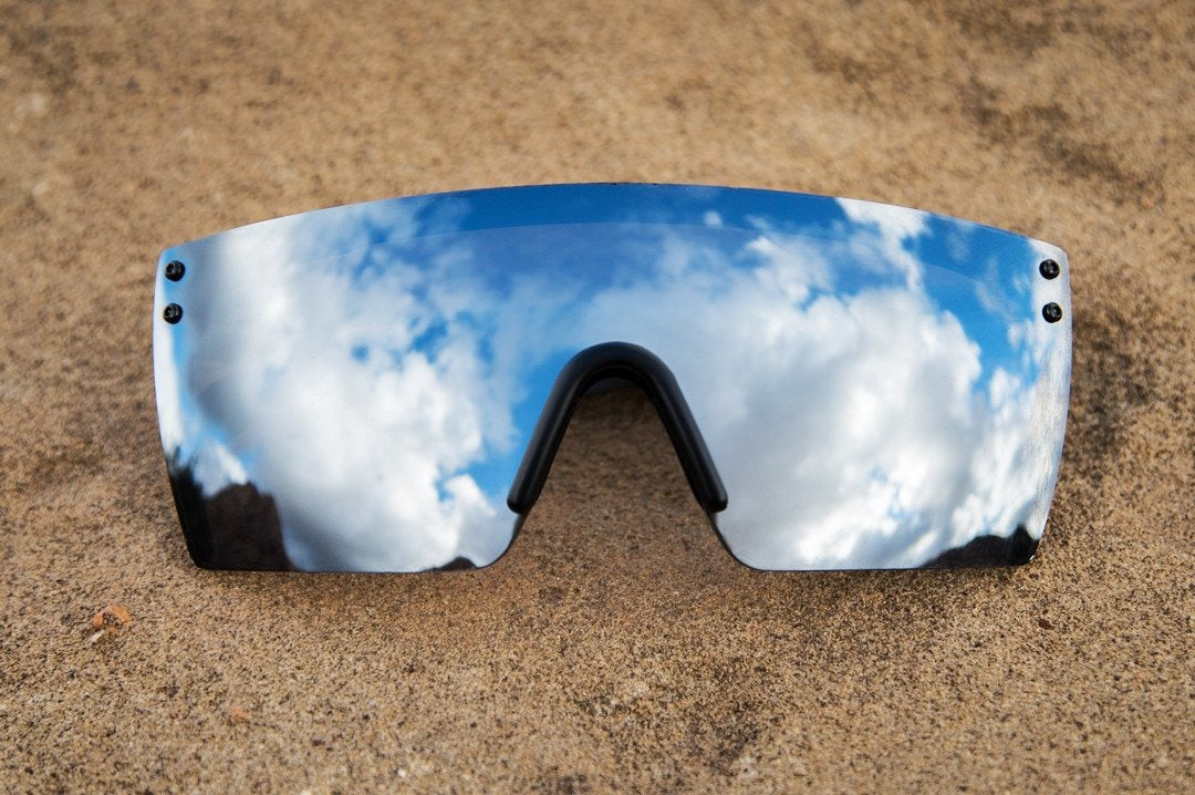 Heat Wave Lazer Face Silver Z87 Sunglasses