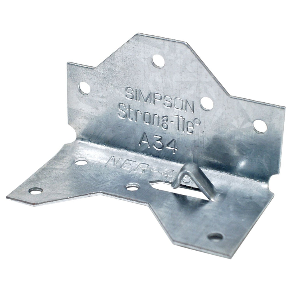 Simpson Strong-Tie A34Z 1-7/16-in. x 2-1/2in. ZMAX Galvanized Framing Angle