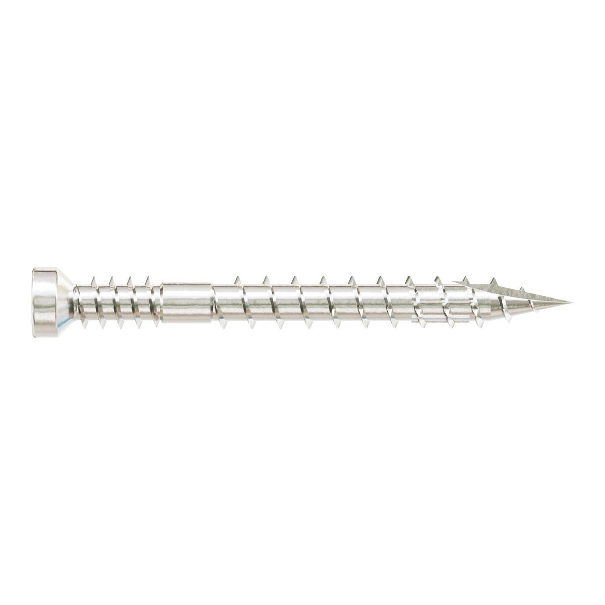 Simpson Strong-Tie FT07112T100 Finish Trim Screw, #7 x 1-1/2-in. T10, Trim-Head, Type 316, 100-Pack
