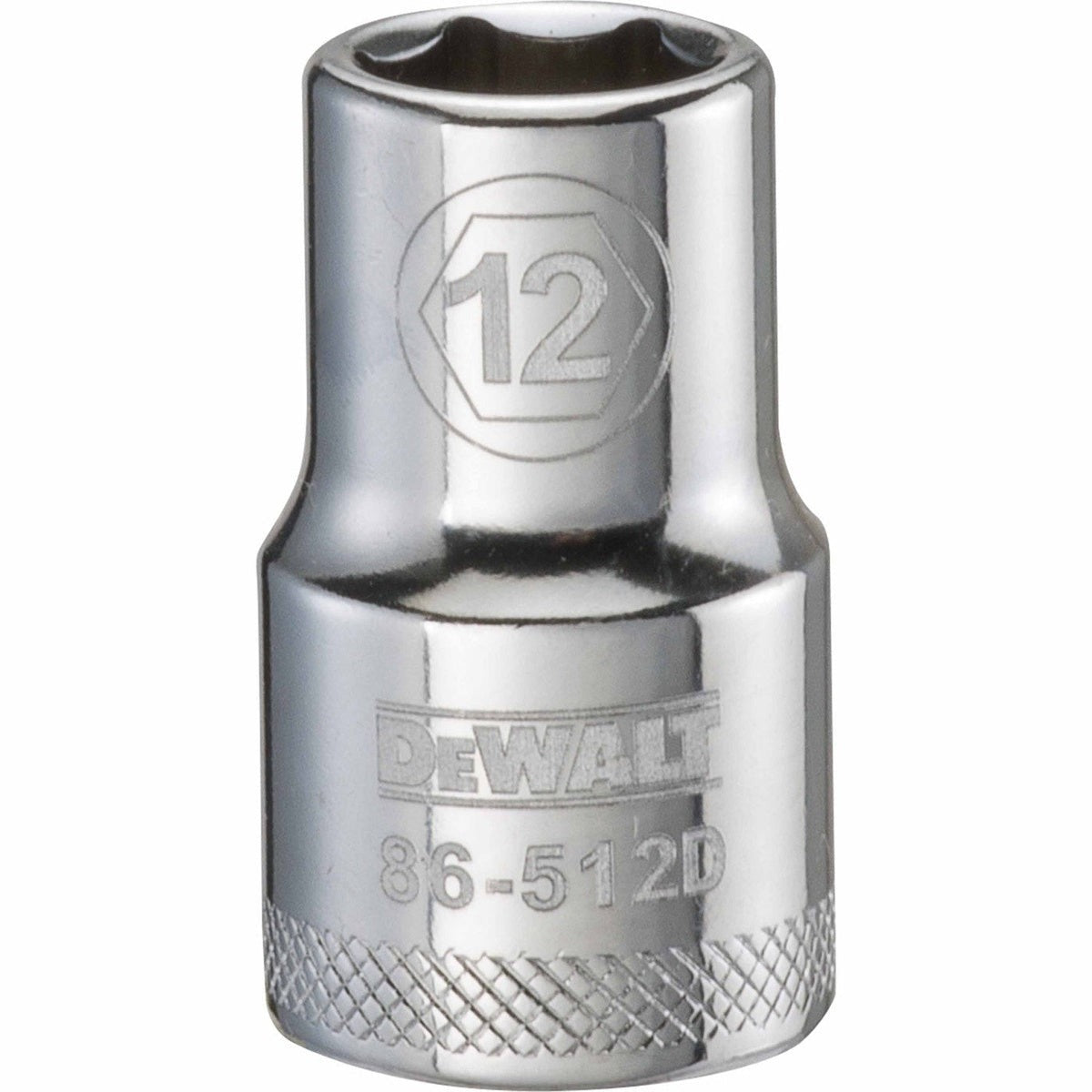 DeWalt 1/2-in. Drive 12 mm 6-Point Socket with Knurled Ring (DWMT86512OSP)
