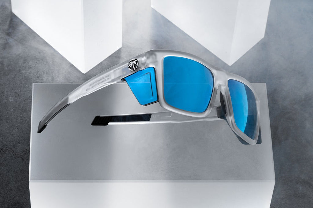 Heat Wave Performance XL VISE Frame Vapor Frost Coastal Lens Z87+ Sunglasses