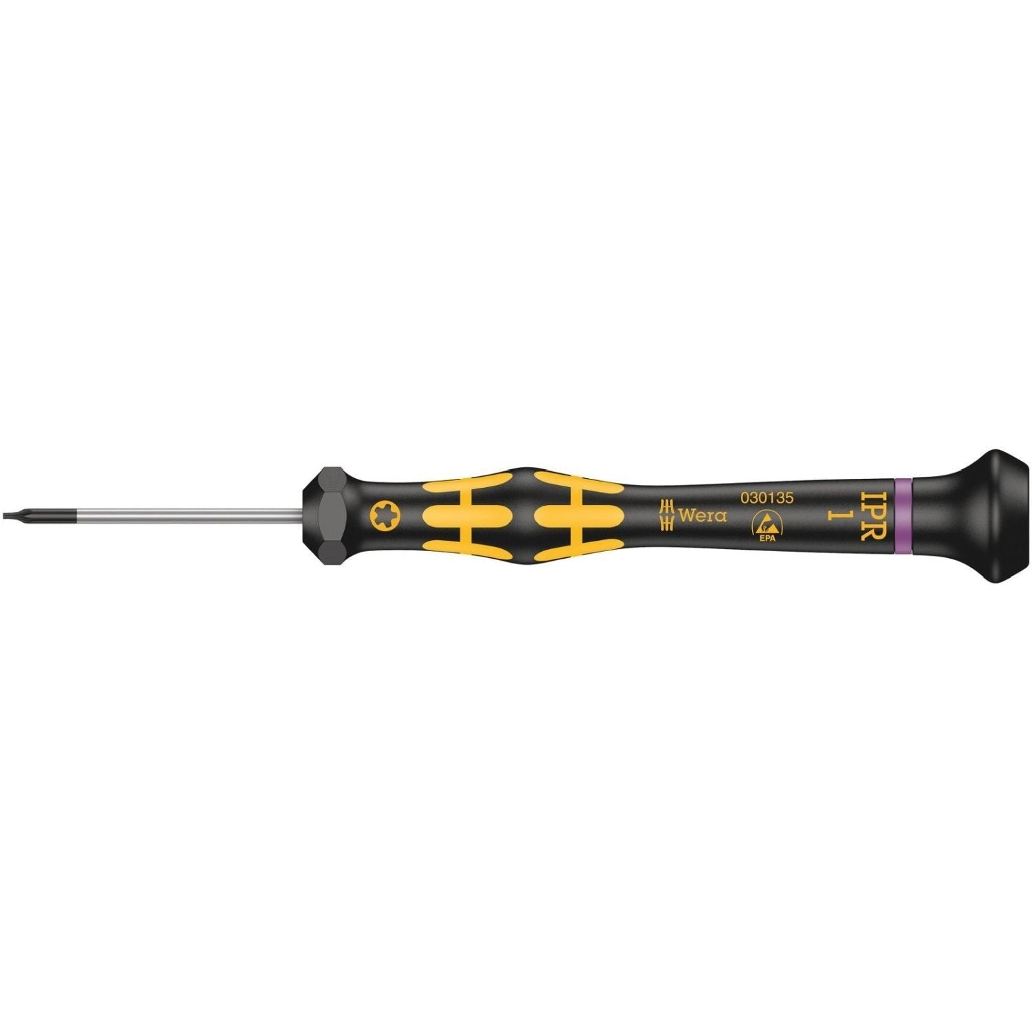Wera 1567 Ipr Torx Plus Esd Kraftform Micro Screwdriver, 1 Iprx40-mm.