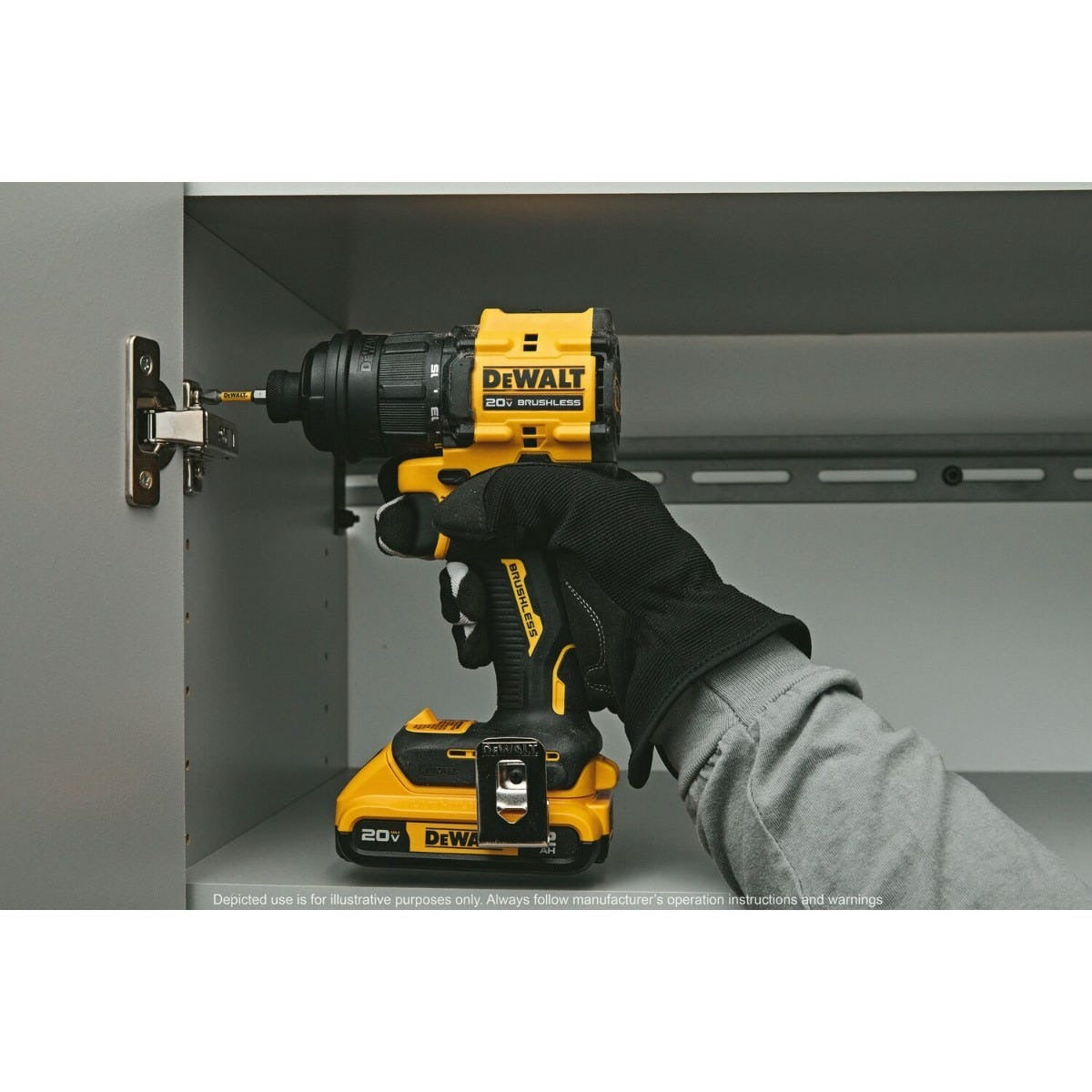 DeWALT DCD803B ATOMIC 20V MAX 5-in-1 Brushless Cordless Multi-Head Drill/Driver w/ 3.5Ah POWERSTACK Starter Kit