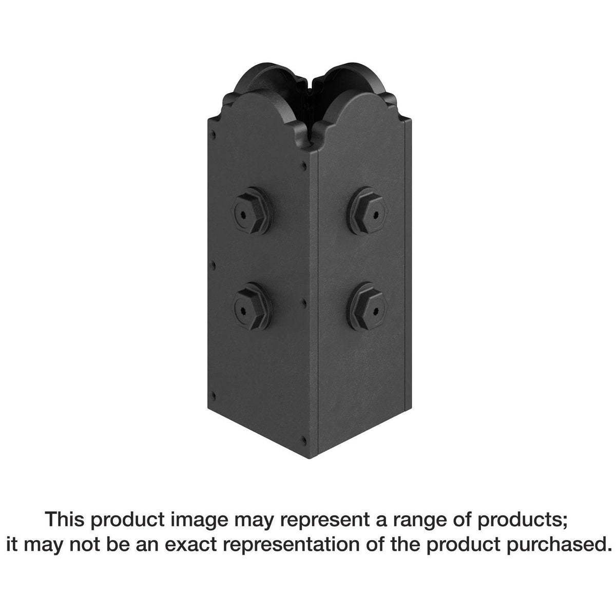 Simpson Strong-Tie APBDW44 Outdoor Accents Mission Collection Decorative Post Base Cover for 4x4 Post