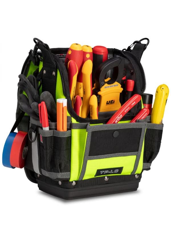 Veto Pro Pac TP-LC HI-VIZ YELLOW Compact Zippered Technician's Tool Pouch