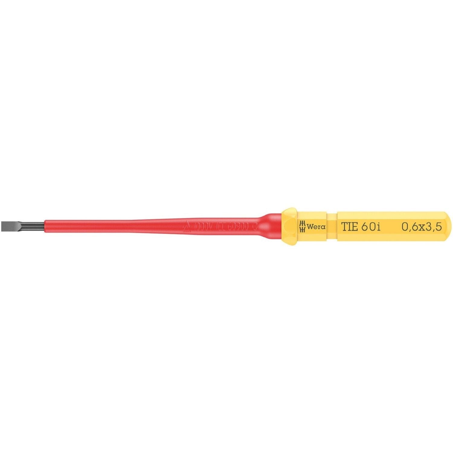 Wera Kraftform Kompakt VDE 60 I Take It Easy, 0.6x3.5x157-mm.