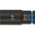 Wera 8790 B Impaktor Deep Socket With 3/8-in. Drive, 19x63-mm.