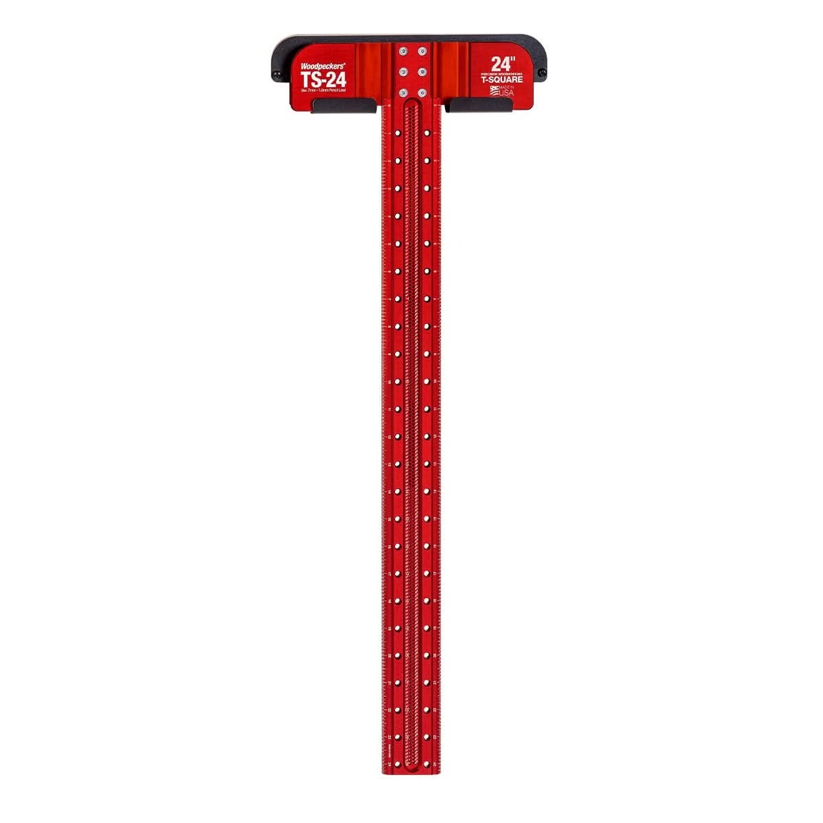 Woodpeckers TS-24-20 Precision Woodworking T-Square - 24 Inch With Rack-It