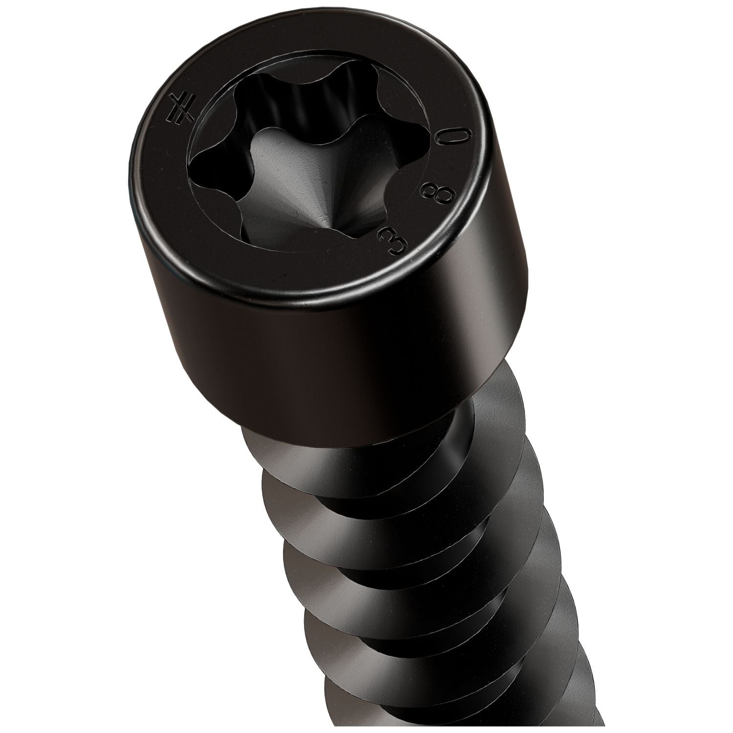Simpson Strong-Tie SDCFC8X380-R30 Strong-Drive SDCFC TIMBER-CFC Screw, 0.315-in. x 15-in. T40, E-Coat, 30-Pack