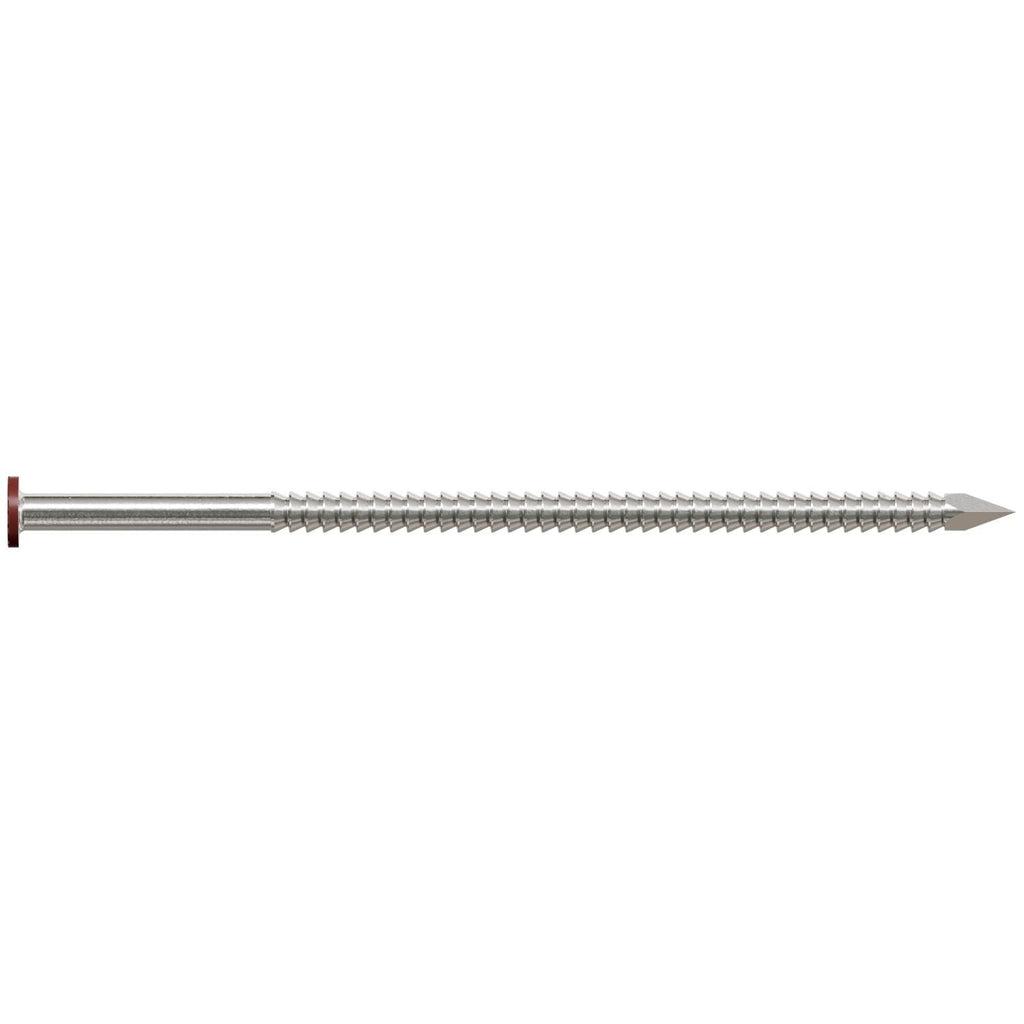 Simpson Strong-Tie S10SNDR1 Painted Siding Nail, 3-in. x .113-in. Type 304 Stainless Steel, Redwood, 1-lb.