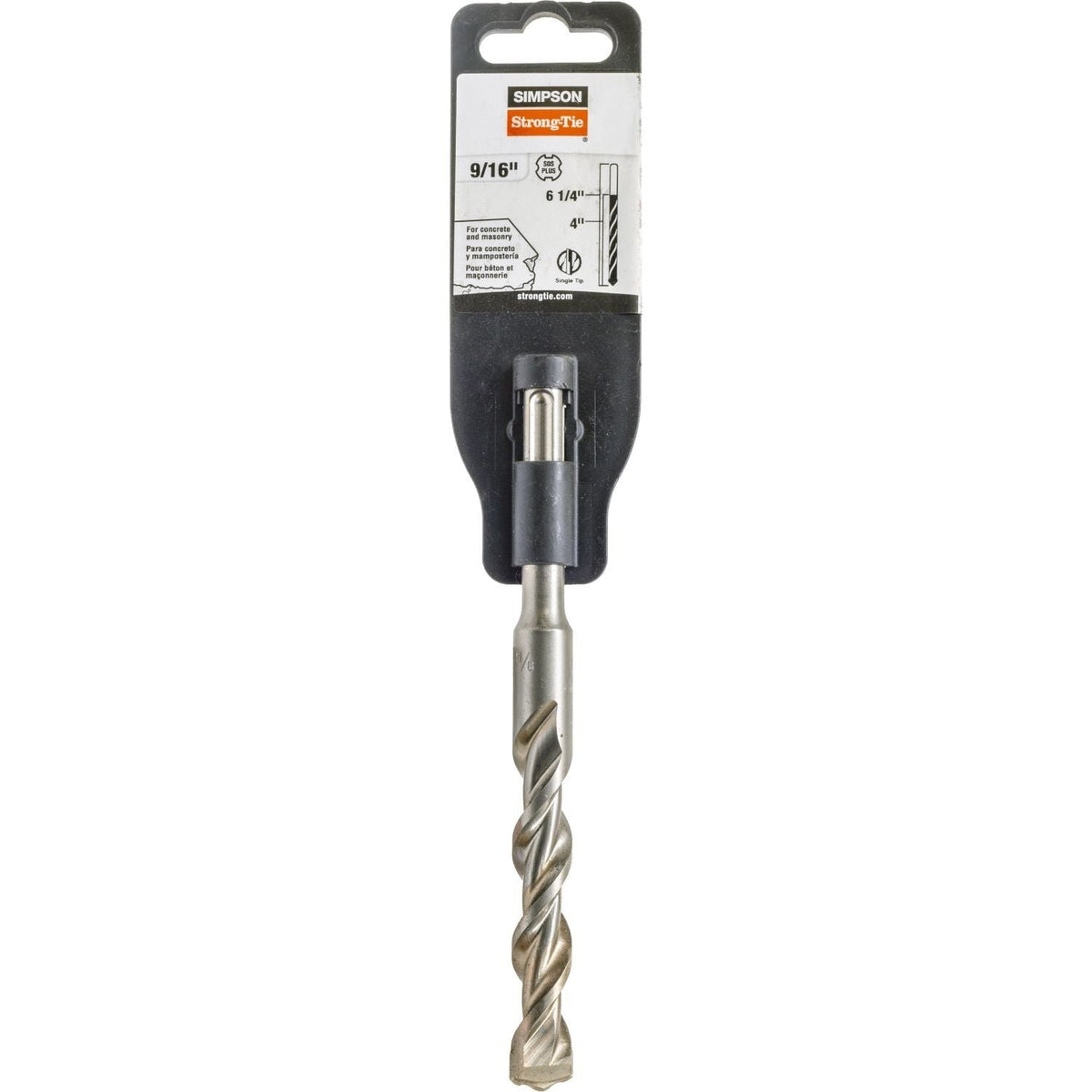 Simpson Strong-Tie MDPL05606 9/16-in. x 6-1/4-in. SDS-plus Shank Drill Bit