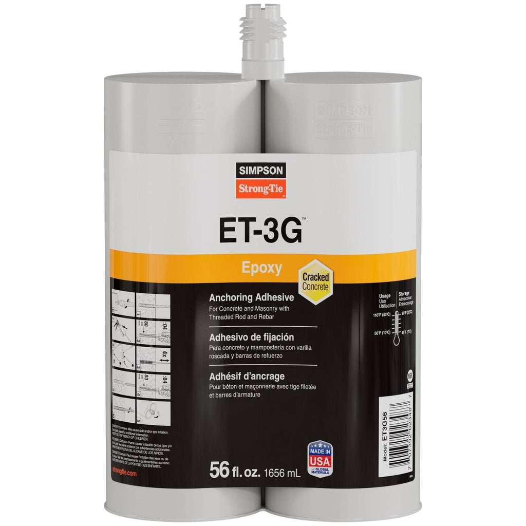 Simpson Strong-Tie ET3G56 ET-3G 56 oz. Epoxy Adhesive Cartridge