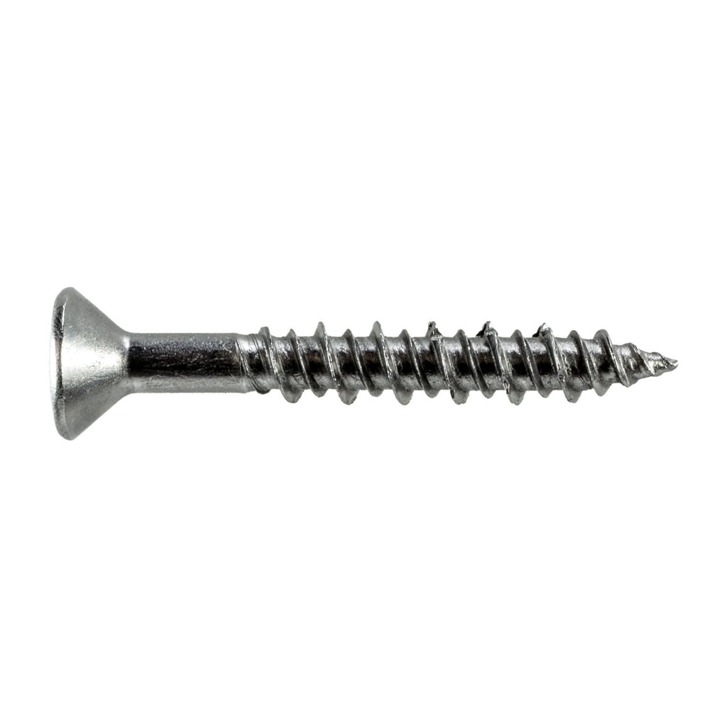 Simpson Strong-Tie T08J125FXC Marine Screw, Flat Head, #8 x 1-1/4-in. #2 Phillips Drive, Type 316, 100-Pack