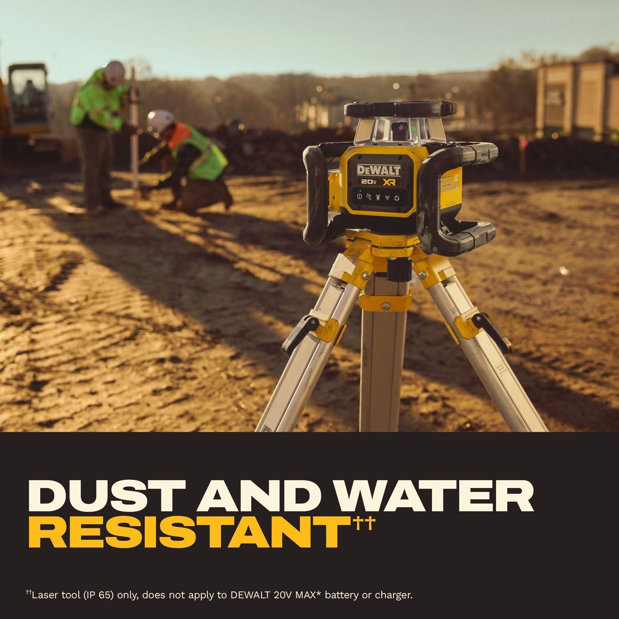 DEWALT 20V MAX XR Green Rotary Laser Framer Powerstack 1.7Ah Kit (DCLE35121GE1F)