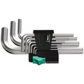 Wera 950/9 Hex-Plus 5 L-Key Set, Metric, Chrome-Plated, 9-Pieces