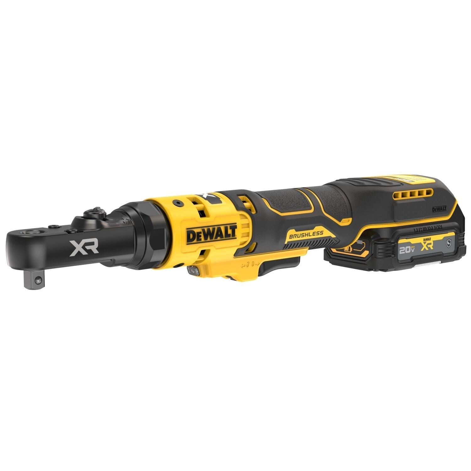 DeWALT DCF520GE1 20V MAX XR Brushless 1/4-in. & 3/8-in. Sealed Head Ratchet 1.7Ah Kit