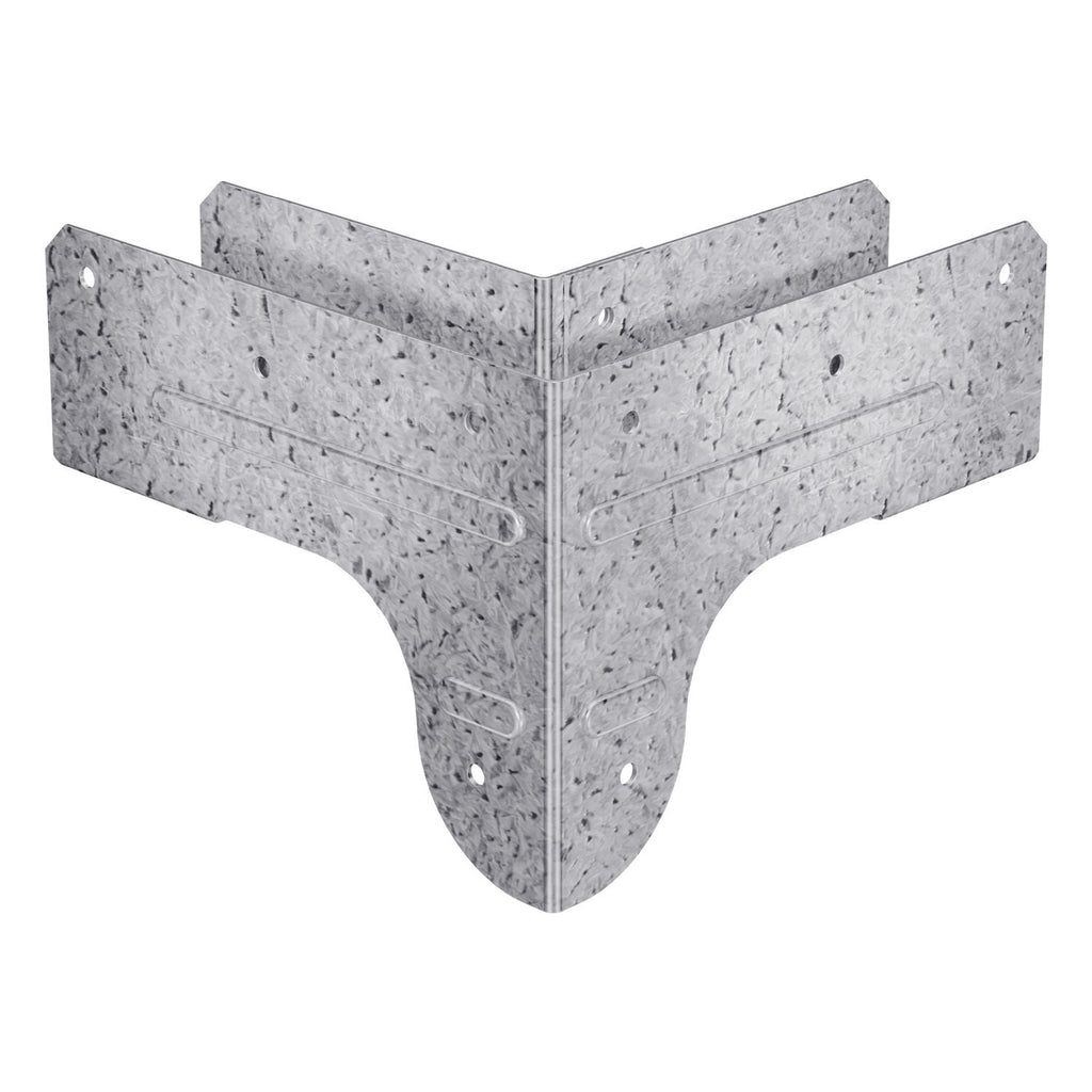 Simpson Strong-Tie RTC2Z RTC 18-Gauge ZMAX Galvanized Rigid Tie Corner Connector for 2x Joist, 2x4 Post