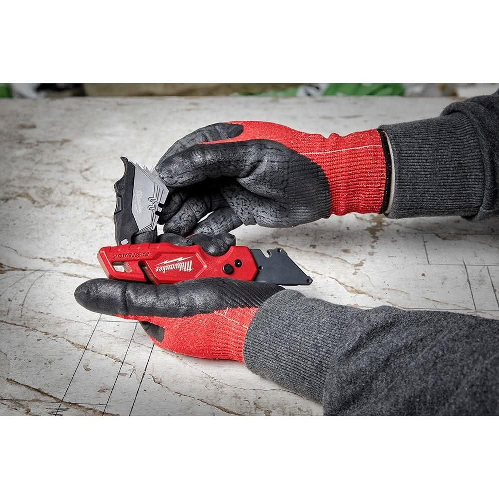 Milwaukee 48-22-1504 Fastback Folding Utility Knife And Blades Set
