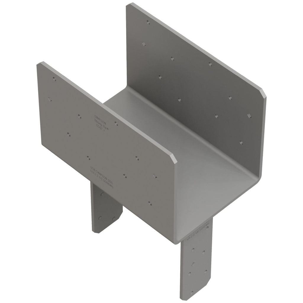 Simpson Strong-Tie CCQ78SDS2.5 CCQ Column Cap for 6-3/4-in. Beam, 8x Post with Strong-Drive SDS Screws