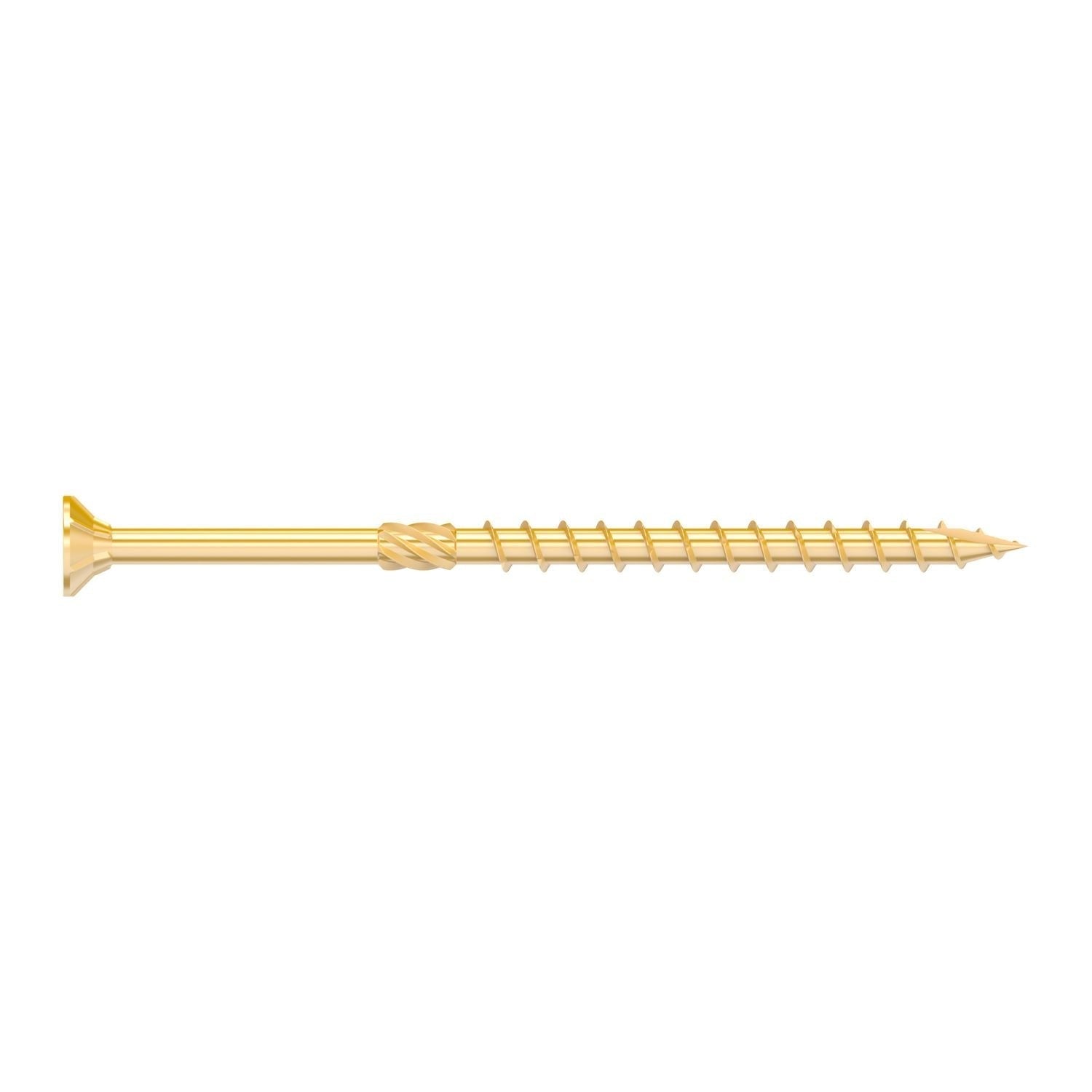 Simpson Strong-Tie SDCP22512 Strong-Drive SDCP TIMBER-CP Screw, 0.315-in. x 5-1/2-in. T40, Yellow Zinc, 250-Pack
