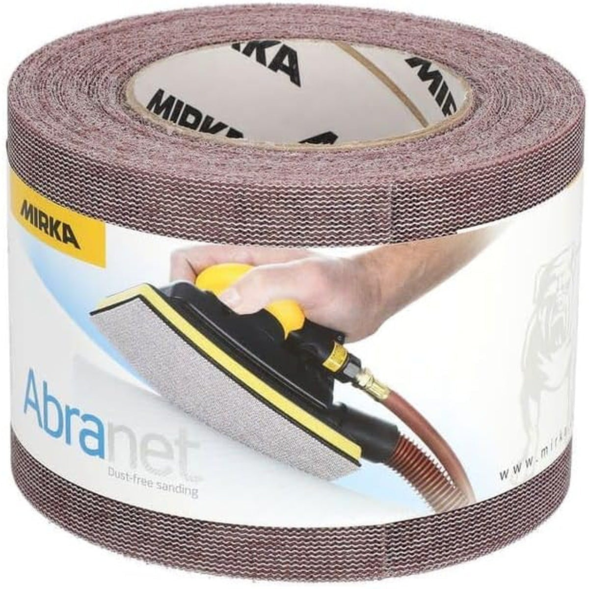 Mirka Abranet 2-3/4-in. x 30-ft. P120 Mesh Sanding Roll for Dust-Free Sanding (9A-570-120)