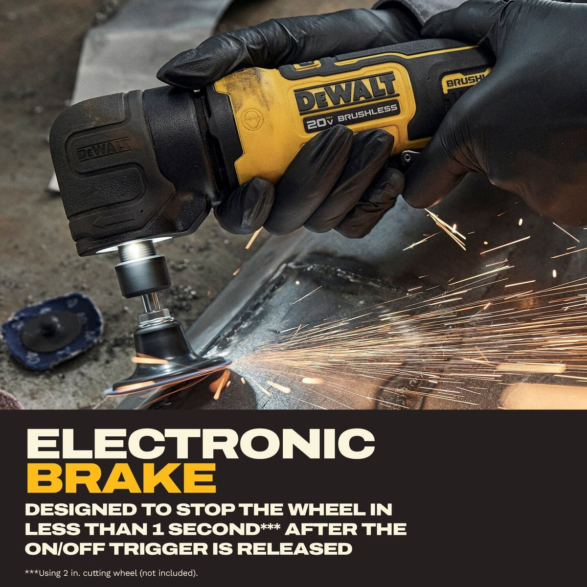 DeWALT DCG422B 20V MAX ATOMIC Right Angle Die Grinder, Tool Only