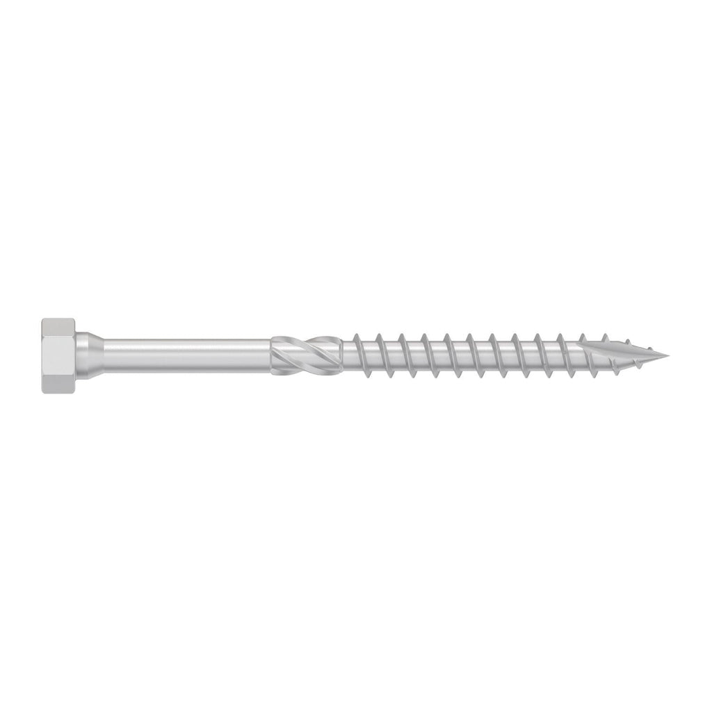 Simpson Strong-Tie SDHR27400 Strong-Drive SDHR COMBO-HEAD Screw, 0.275-in. x 4-in., Blue Zinc, 100-Pack